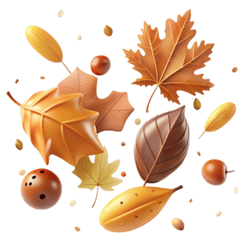 wonderful traditional Falling Leaves Autumn Border Transparent Background high resolution png