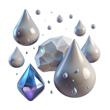 wonderful artistic Falling Rain Drops Side View Transparent Background exclusive png