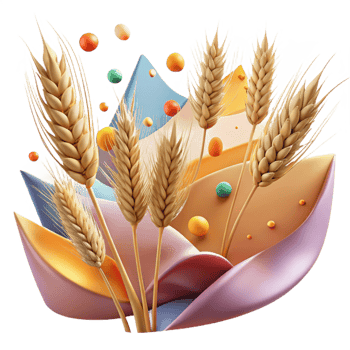 magnificent vintage Field of Wheat Waving in Wind Cutout authentic png