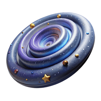 wonderful abstract Galaxy Spiral Arm Closeup Isolated on Transparent Background with Stars exclusive png