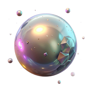 beautiful minimalist Glowing Orb with Shadow Effect Transparent Element exclusive png