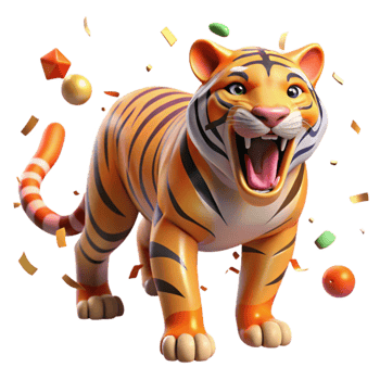 serene contemporary Growling Tiger Orange Stripes Isolated high quality png