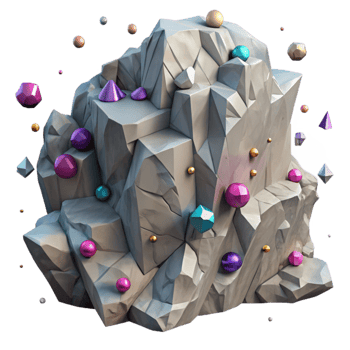 stunning artistic Jagged Rock Cliff Side View Transparent detailed png
