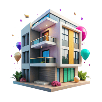 extraordinary minimalist Modern Apartment Building Exterior Isolated genuine png