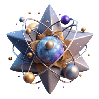 extraordinary vintage Neutron Star Cutout with Intense Magnetic Field authentic png