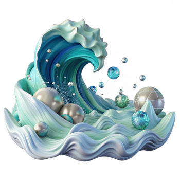 extraordinary creative Ocean Waves Crashing on Shore Cutout original png