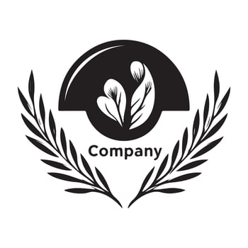 Organic food logo design image on white background. vector