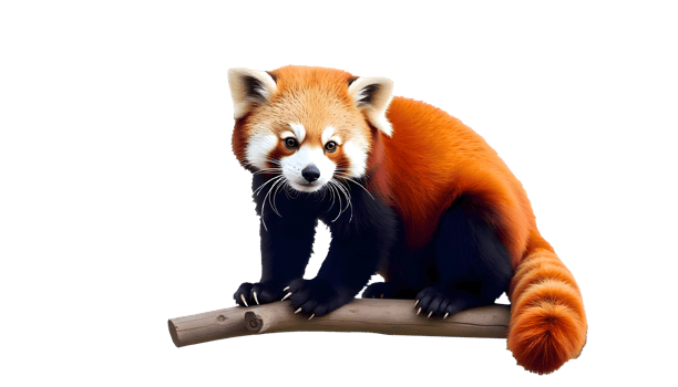 Red Panda Close Up Highlighting Unique Markings And Role In Forest Ecosystems, Transparent Background png