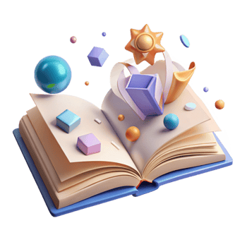 stunning minimalist Open Book Flat Lay Transparent Background professional png