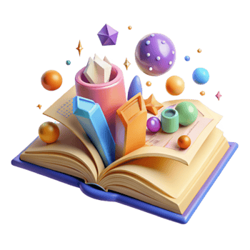 stunning contemporary Open Storybook with Colorful Illustrations Cutout Element high quality png