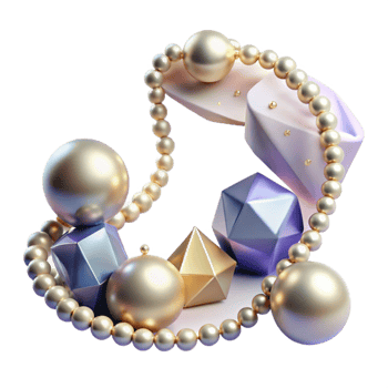 impressive modern Pearl Necklace Elegant Strand Transparent Element detailed png