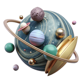 stunning contemporary Planetary Alignment Isolated with Accurate Positioning high resolution png
