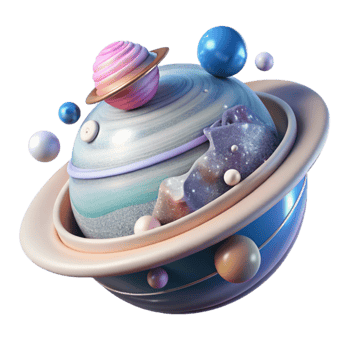 extraordinary contemporary Planet Atmosphere Layers Transparent Background with Gaseous Composition high quality png