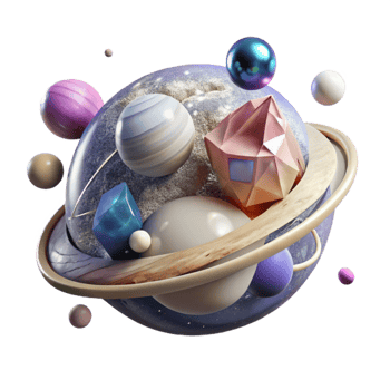 vibrant modern Planet Atmosphere Layers Transparent Background with Gaseous Composition exclusive png