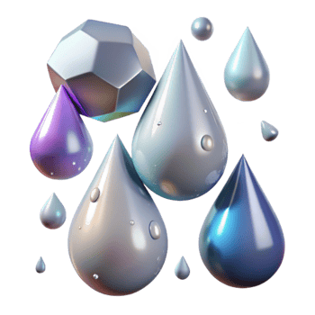 dramatic modern Rain Drops Falling Isolated on Transparent Background png