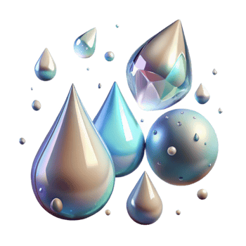stunning vintage Raindrops Transparent Background with Water Splashes original png