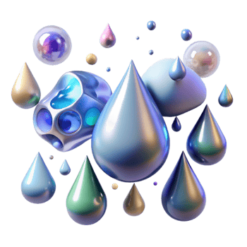 wonderful contemporary Rain Drops with Motion Blur Transparent Background detailed png