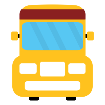school bus clipart design png