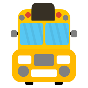 school bus clipart for logo and icon png