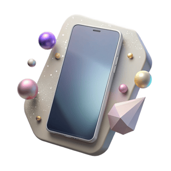magnificent abstract Shadow of Smartphone with Blank Screen Cutout png