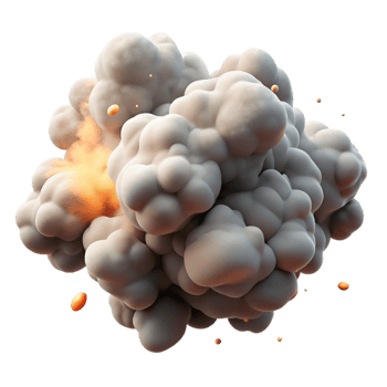 serene abstract Smoke Texture Isolated on Transparent Background professional png