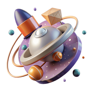 beautiful contemporary Space Probe Trajectory Isolated with Curved Path genuine png