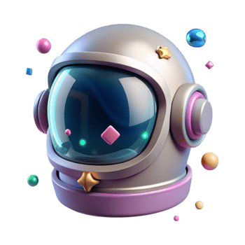 impressive contemporary Space Suit Helmet Visor Transparent Background with Reflective Surface exclusive png