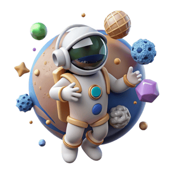 stunning modern Spacewalk Scene Isolated with Earth Backdrop high quality png