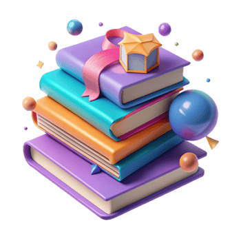 impressive rustic Stack of Books with Eyeglasses Top View Isolated professional png
