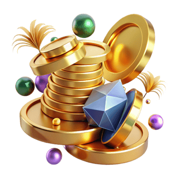 beautiful rustic Stack of Coins Gold Color Transparent Background professional png
