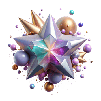 beautiful traditional Star Cluster with Colorful Nebula Transparent Background professional png