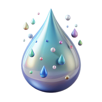 extraordinary contemporary Water Droplet Cutout with Transparent Background professional png