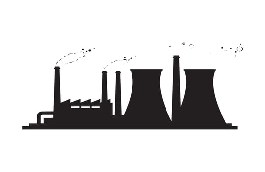 Power Industry Energy Factory Air Pollution Carbon vector