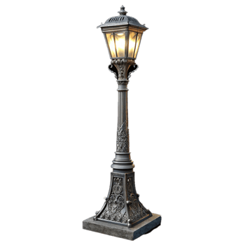 Street light realistic on transparent background png