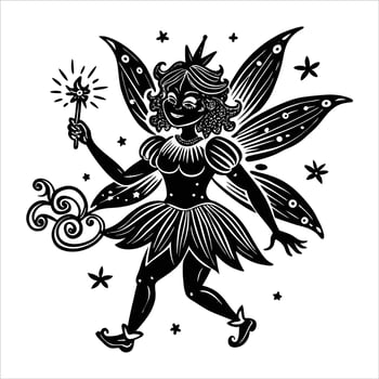 Fiery Dancing Fairies vector