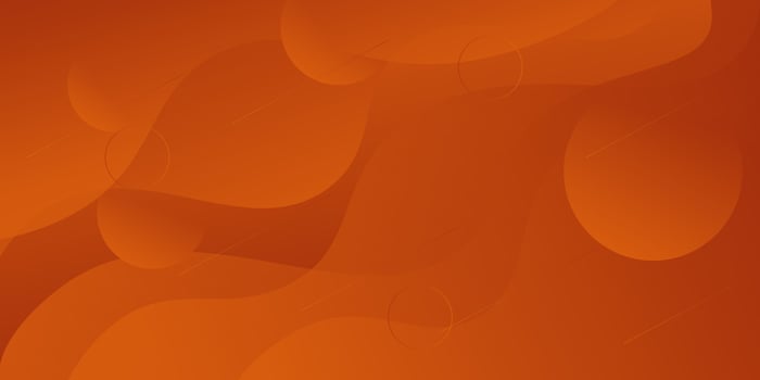 Modern dark orange gradient illustration with dynamic background in simple wave style. Cool design. Eps10 vector