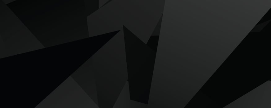 Abstract geometric black shapes with sharp edges and shadows vector