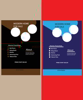 travel flyer design template layout vector