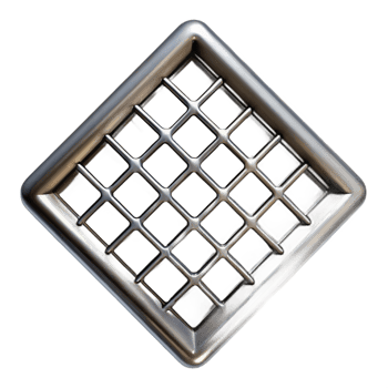 impressive artistic Steel grating, industrial, diamond pattern, 4K png