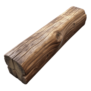 dramatic classic Wooden beam, weathered oak, rustic charm, high quality png