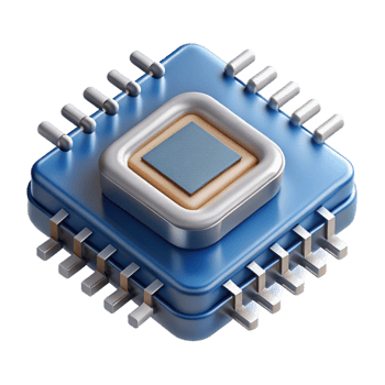 beautiful rustic Microchip with intricate circuitry authentic png