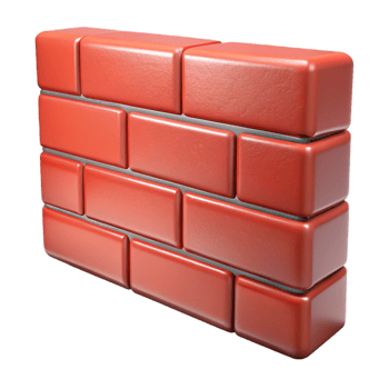 elegant rustic Brick wall, weathered, red brick, detailed png