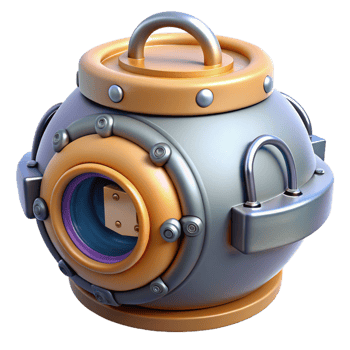 serene creative Spaceship hatch with locking mechanism exclusive png