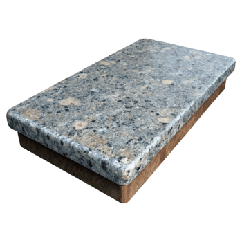 impressive artistic Granite countertop slab, high resolution png