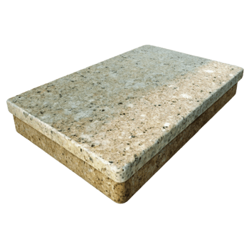 vibrant rustic Granite countertop slab, detailed png
