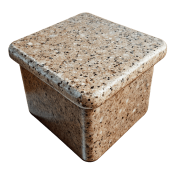 dramatic classic Granite countertop, polished, speckled, authentic png