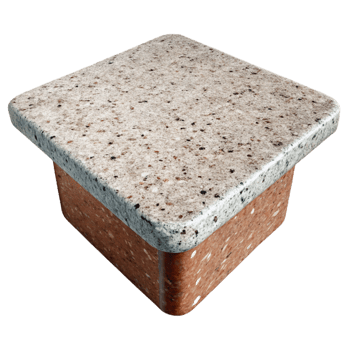 vibrant contemporary Granite countertop, polished, speckled, authentic png