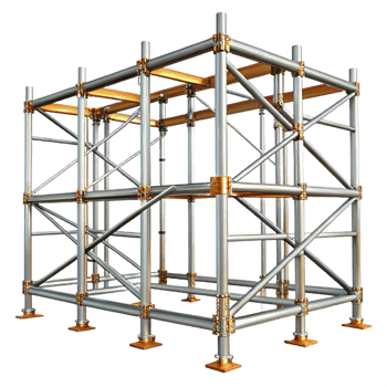 impressive minimalist Scaffolding, metal, construction original png