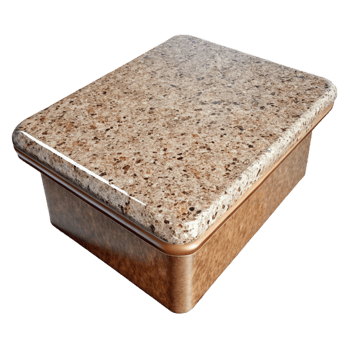 beautiful classic Granite countertop, polished, speckled, 4K png