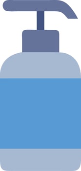 Luxury Foaming Bottle with Refined Design vector
